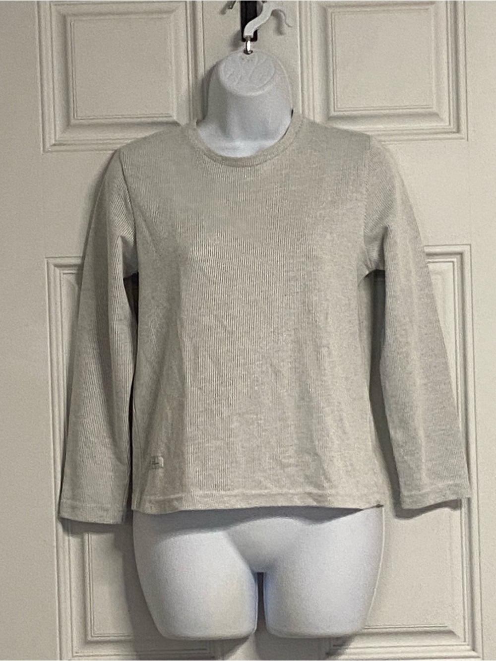 T42a- KING & JOE PLAY Crew Neck Thermal Ribbed Knit Pullover T-Shirt Kids